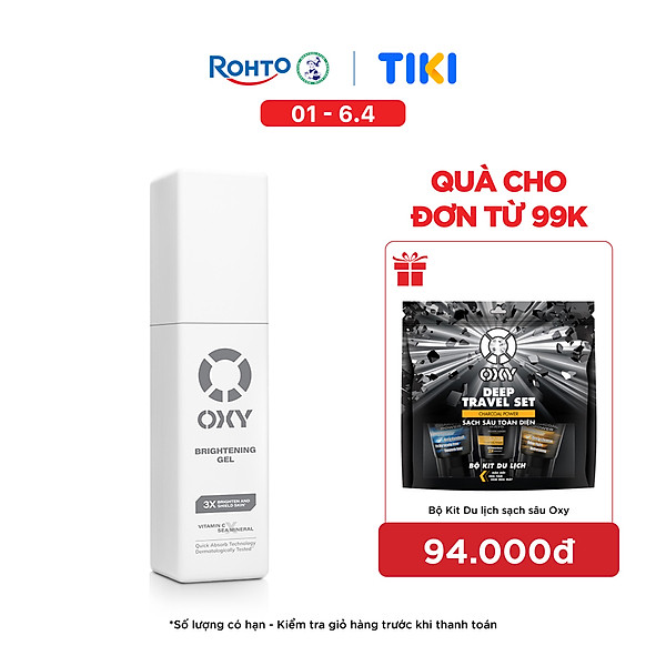 Kem dưỡng sáng da cho nam dạng gel Oxy Brightening Gel 50g