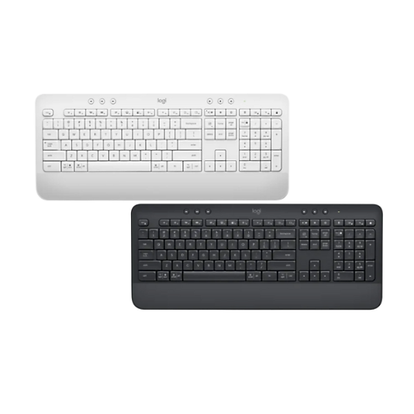 Bàn phím không dây có kê tay Logitech K650 - Bluetooth/2.4Ghz - Hàng chính hãng