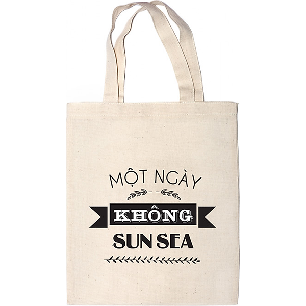 Túi Vải Canvas - Một Ngày Không Sun Sea