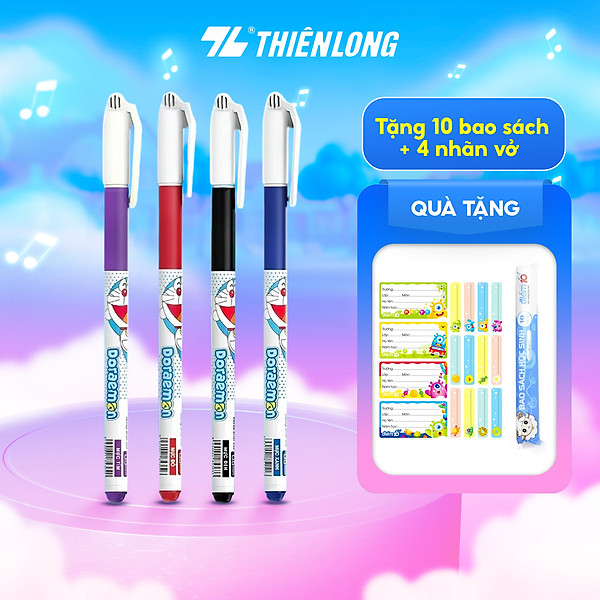 Bộ 10 Bút Gel Thiên Long Doraemon GEL-012/DO