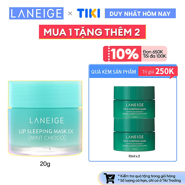 Mặt Nạ Ngủ Cho Môi Laneige Lip Sleeping Mask Mint Choco EX 20g