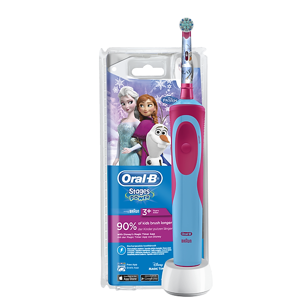 Bàn chải điện trẻ em Oral-B Vitality D12 Disney Frozen