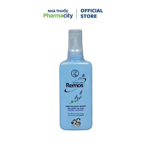Xịt chống muỗi hương hoa oải hương Remos Lavender (60ml)
