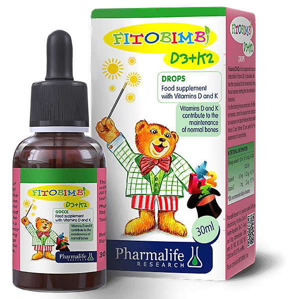 FITOBIMBI D3K2 - BỔ SUNG VITAMIN D3 VÀ K2 HỖ TRỢ CHUYỂN HÓA VÀ HẤP THU TỐI ĐA CANXI VÀO XƯƠNG RĂNG GIÚP GIẢM NGUY CƠ CÒI XƯƠNG Ở TRẺ