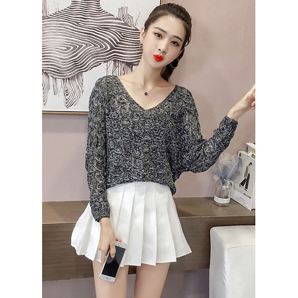 Áo Len Nữ Cardigan Nhẹ Bốn Mùa ALN002 MayHomes Kiểu Cánh Dơi
