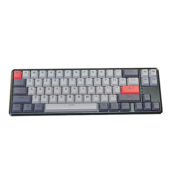 Bàn phím cơ không dây E-Dra EK368W V2 , Hotswap, E-Dra Switch (Brown/Red) - Hàng chính hãng
