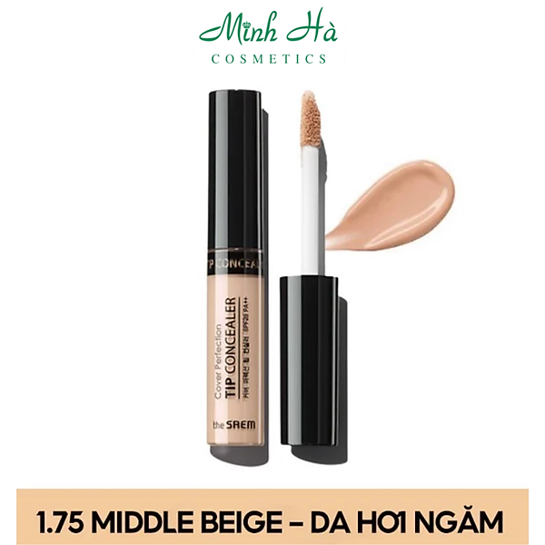 Kem Che Khuyết Điểm The Saem Cover Perfection Tip Concealer