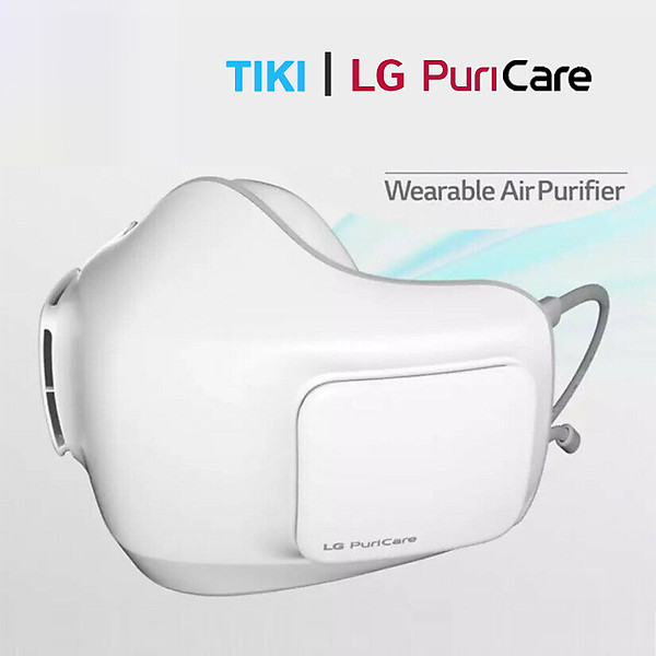 Khẩu Trang Lọc Khí Lg Puricare [Màu Trắng] Lọc Bụi Mịn 2.5 Pm Ap300Awfa.Avht