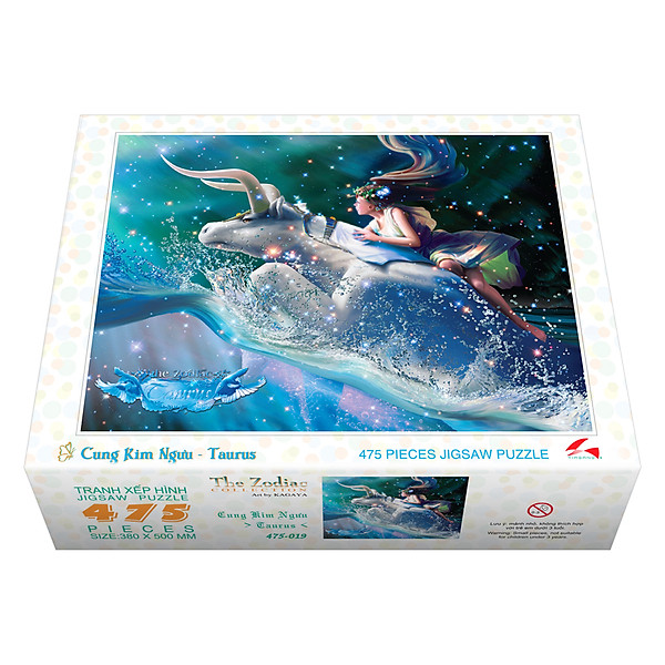 Tranh xếp Hình Tia Sáng Cung Kim Ngưu Tia Sáng (475 Mảnh Ghép)