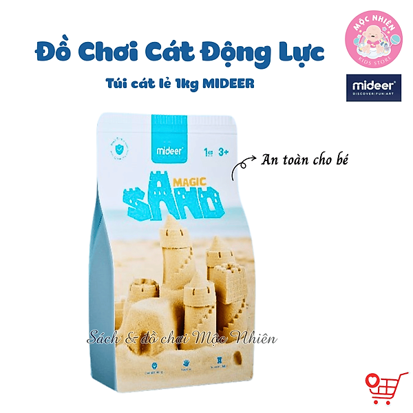 Đồ Chơi Cát Ma Thuật Mideer Magic Sand Play Set Dành Cho Bé 3 Tuổi, Đồ Chơi Cảm Giác Cho Bé