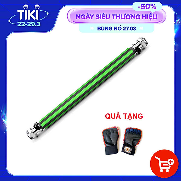 Combo xà đơn treo tường 2018 + Găng tay tập xà đơn (KT 80cm-130cm)