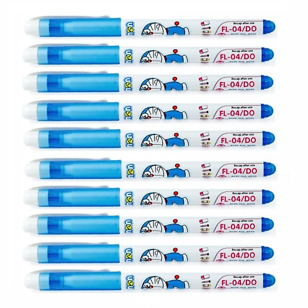 Bộ 10 Bút lông kim Thiên Long - Doraemon FL-04/DO