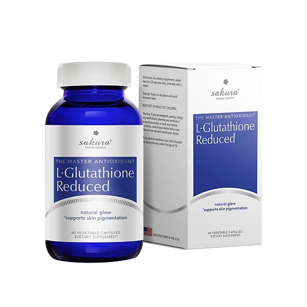 Viên uống trắng da Sakura L-Glutathione Reduced (60 viên)