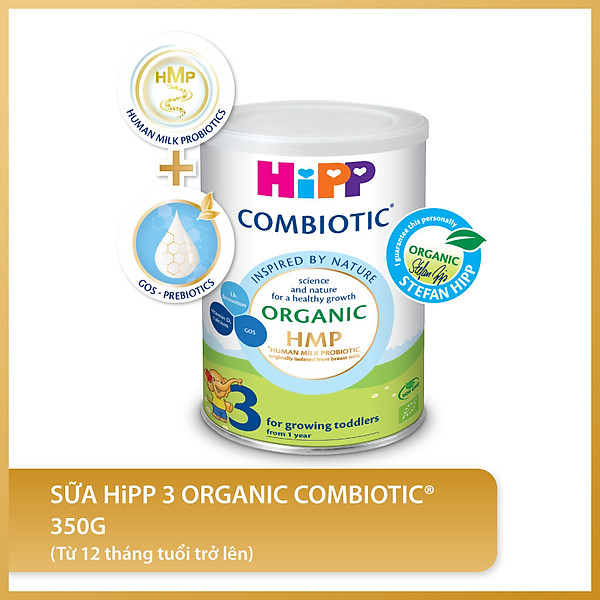 Sữa Bột Công Thức Hipp 3 Organic Combiotic 350G