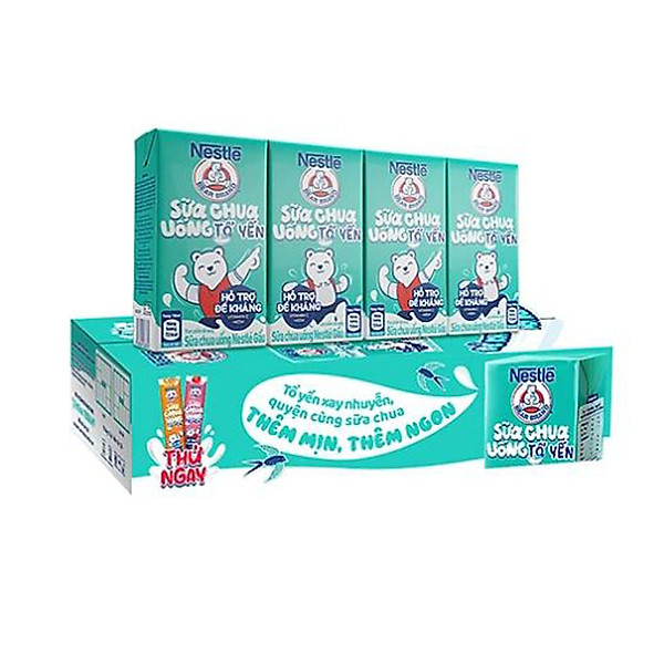 Sữa chua tổ yến Nestlé Yogu Gấu (thùng 48 hộp x 110ml)