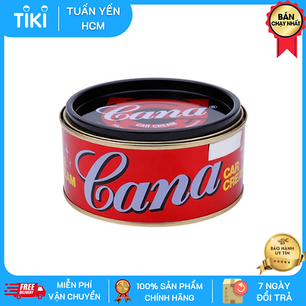 Kem Đánh Bóng Xóa Trầy Xước Sơn Ô tô - Xe Máy Cana Car Cream 100g -220g - đánh bóng bề mặt kim lọai, đồ gỗ, mặt đá