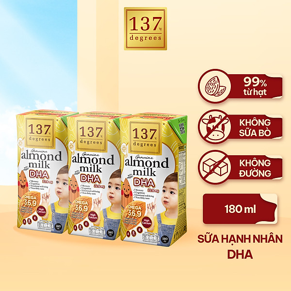 Sữa Hạt Không Đường 137 DEGREES Thái Lan Nhiều Vị, Dinh Dưỡng, Thơm Ngon Bổ Dưỡng Healthy