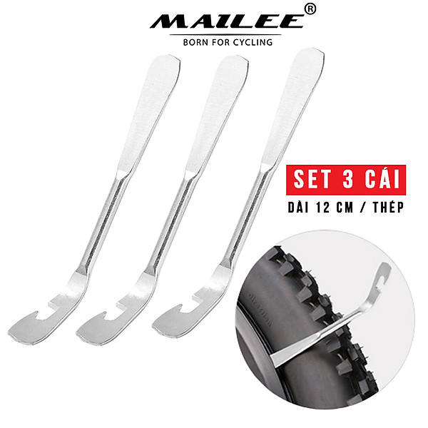 Cây thanh nạy lốp móc lốp xe đạp 11cm chất liệu thép Mai Lee