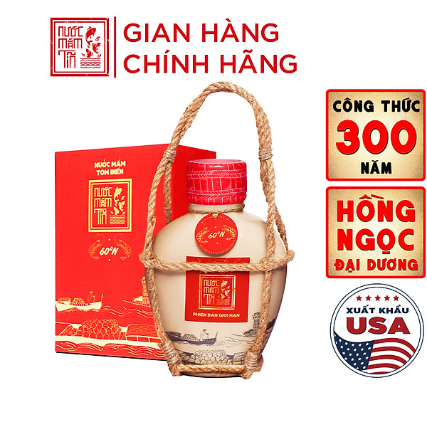 Đặc Sản Phan Thiết - Nước Mắm Tĩn - Nước Mắm Tôm Biển 60N