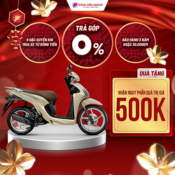 Xe Máy Honda Vision Phiên Bản Cổ Điển 2024
