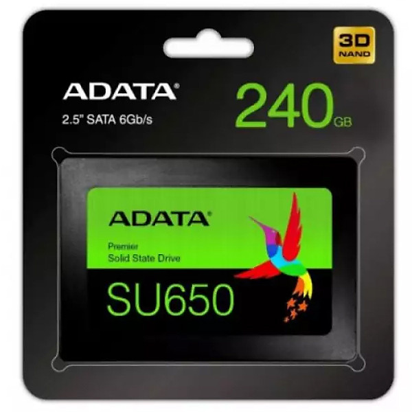 Ổ cứng SSD ADATA Ultimate SU650 Sata III 3D-NAND 2.5 inch 240GB – Hàng Chính Hãng