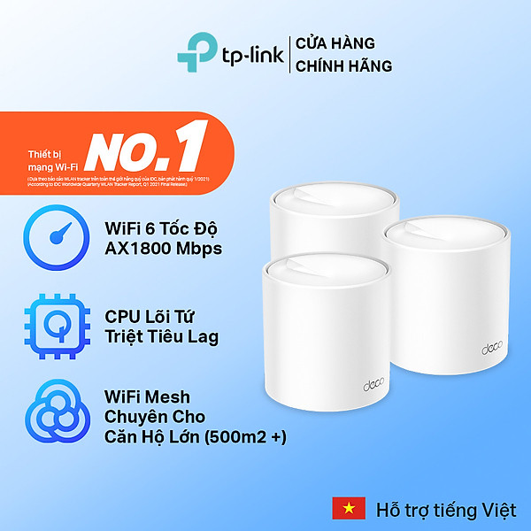 Bộ Phát Wifi Mesh TP-Link Deco X20 AX1800 MU-MIMO - Hàng Chính Hãng