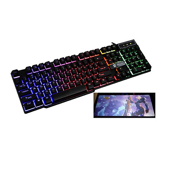 BÀN PHÍM R8 1822 KÈM LÓT CHUỘT S4 – HÀNG NHẬP KHẨU