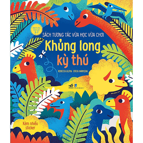 Sách Tương Tác Vừa Học Vừa Chơi – Khủng Long Kỳ Thú