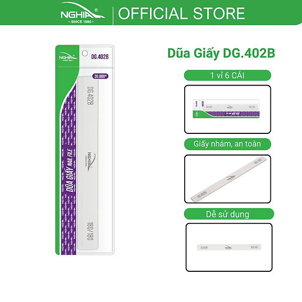 Dũa Móng Giấy DG-402B - Kềm Nghĩa