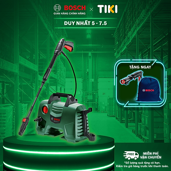 Máy Phun Xịt Rửa Áp Lực Cao Bosch Easyaquatak 110 1300W 06008A7FK0