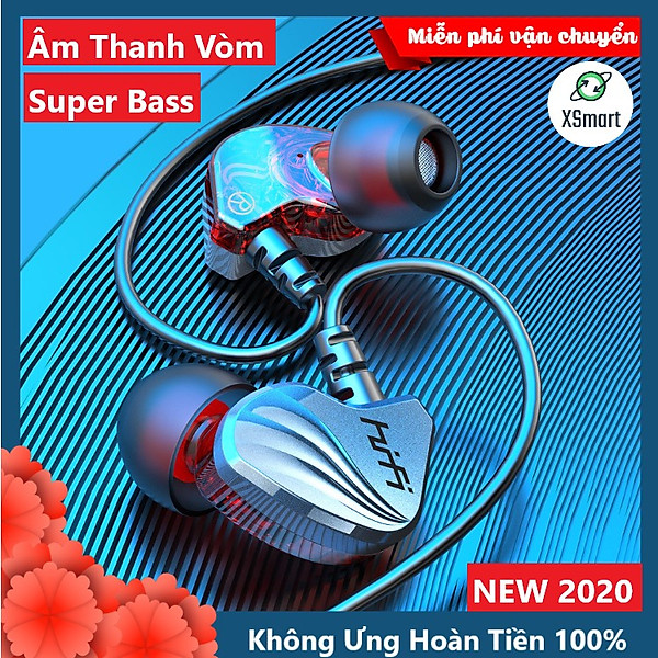 Tai Nghe Nhét Tai XSmart HiFi S2000 Pro Super Bass Chống Ồn Cực Tốt, Âm Thanh Khủng, Chơi Game Ngon – Hàng Chính Hãng