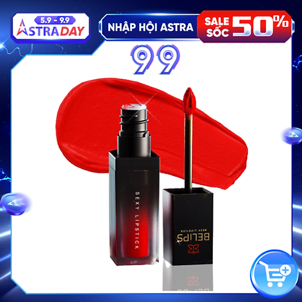 Son Kem Lì Mỏng Nhẹ Mềm Môi Belips Sexy Lipstick 100% Thiên Nhiên Không Chì An Toàn Cho Bà Bầu