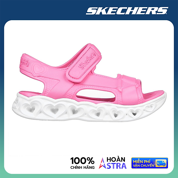 Skechers Bé Gái Xăng Đan Heart Lights Sandals - 308045L-PNK