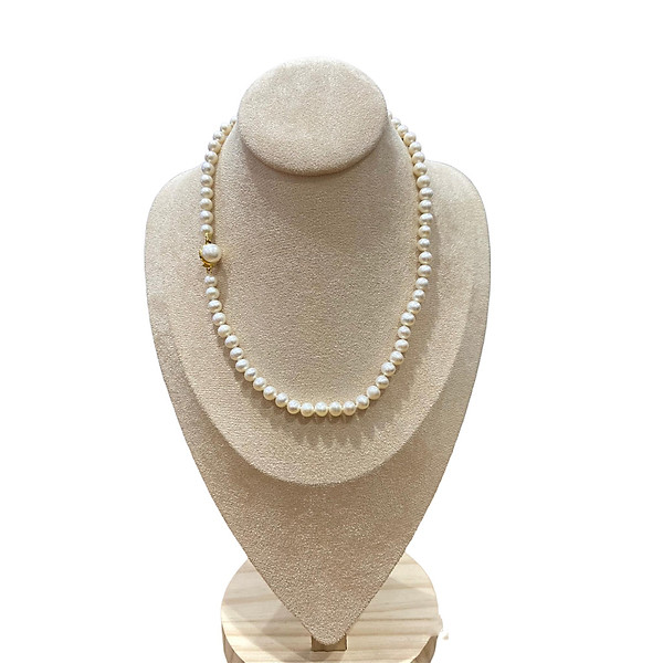 Chuỗi ngọc trai nước ngọt phối khoá kiểu - MOON Jewelry