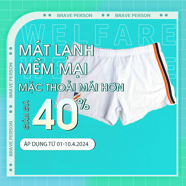 Quần Short Nam Mặc Ngủ, Quần Thun Nam Mặc Nhà Brave Person B1164 - Form dáng trẻ trung, năng động, nam tính - Chất liệu thoáng mát, co dãn 4 chiều
