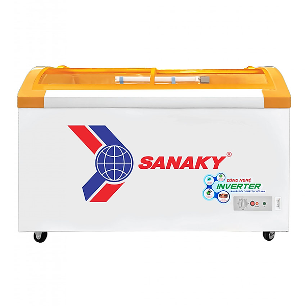 Tủ Đông Trưng Bày Kem Inverter Sanaky 500 Lít Vh-899K3A Đồng (R290)