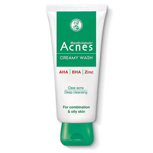 Sữa rửa mặt ngăn ngừa mụn Acnes Creamy Wash 100g
