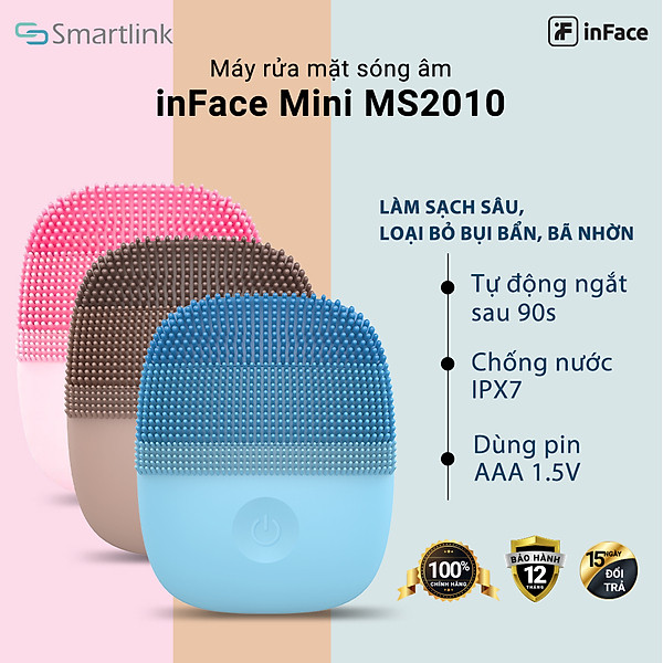 Máy Rửa Mặt Sóng Âm inFace Mini Ms2010