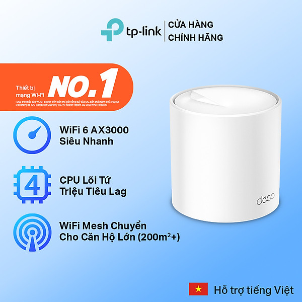 Bộ Phát Wifi Mesh TP-Link Deco X60 AX3000 MU-MIMO Hàng Chính Hãng