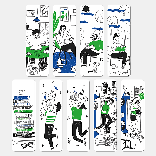 BỘ BOOKMARK 1% TINH HOA - Happy Live