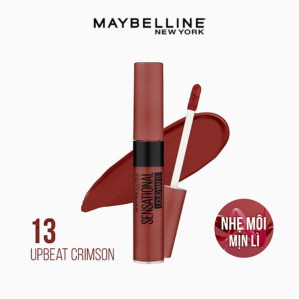 Son Kem Lì Nhẹ Môi Maybelline New York Sensational Liquid Matte Lipstick 7Ml