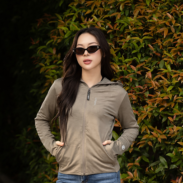 Áo Chống Nắng Nữ 2 Lớp Dệt Laroma| UPF50+ | Vải Thơm | Làm Mát | Thời Trang | Đa Dụng