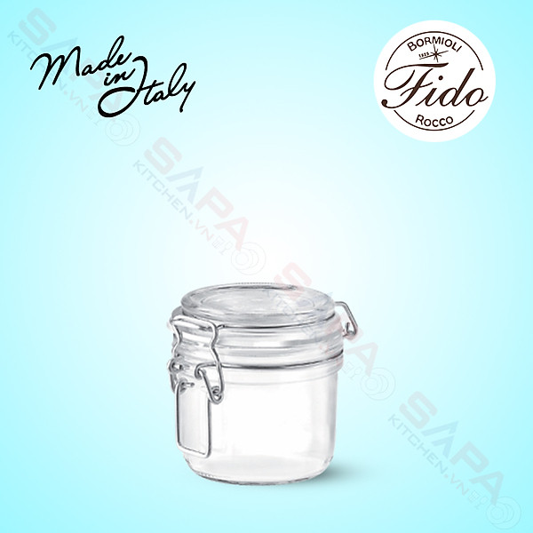 Hũ Thủy Tinh Nắp Cài Kín Hơi Fido Bormioli Rocco 141360F01321990 (200ml)