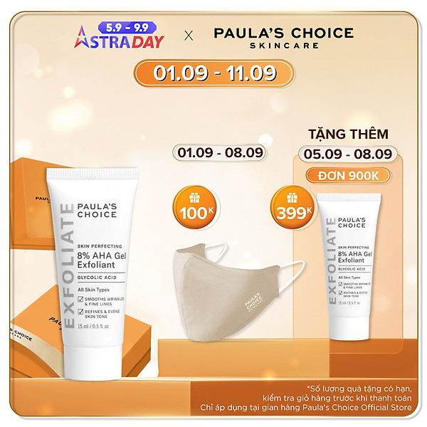 Gel Loại Bỏ Tế Bào Chết Paula’S Choice Skin Perfecting 8% Aha Gel Exfoliant 15Ml Mã: 1907