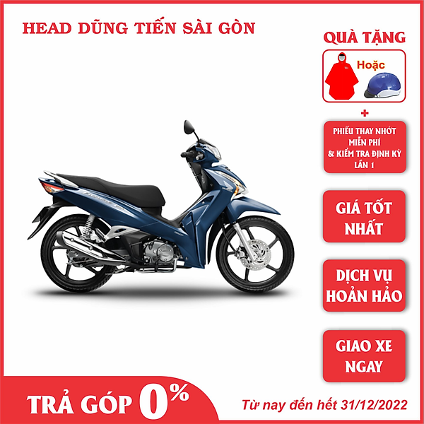 Xe Máy Honda Future Cao Cấp 2022 – Xanh Đen