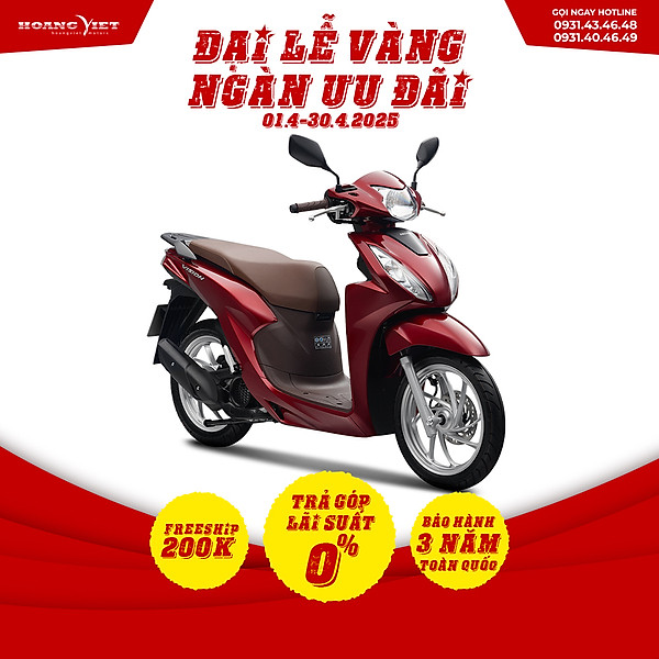 Xe Máy Honda Vision 2025 - Phiên Bản Cao Cấp