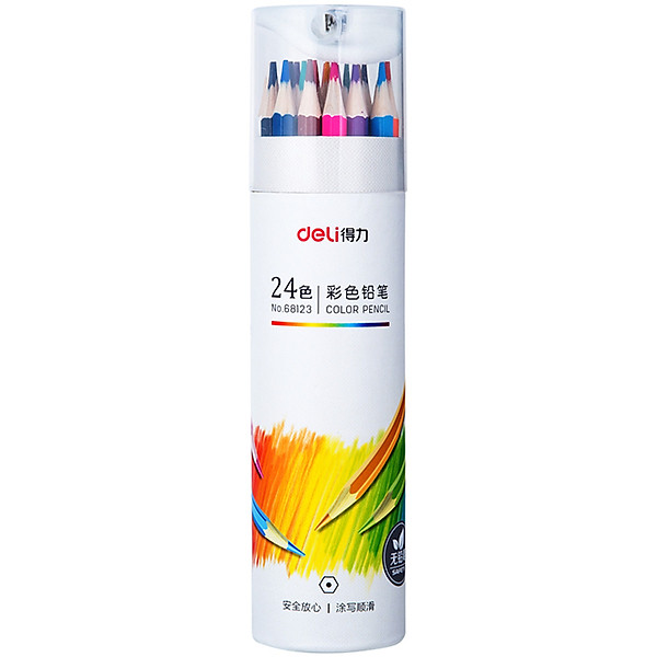 Cốc Bút Chì Màu Deli - 68123/68124/68125