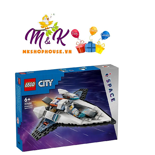 LEGO CITY 60430 Đồ chơi lắp ráp Phi thuyền liên hành tinh (240 chi tiết)