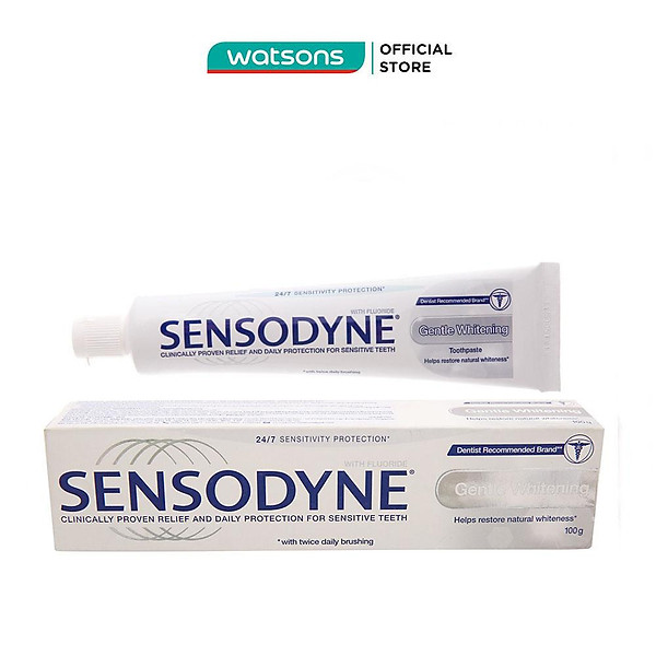 Kem Đánh Răng Trắng Sáng Sensodyne Gentle Whitening 100g