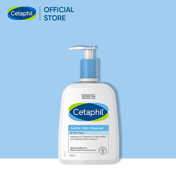 Sữa Rửa Mặt Dịu Lành Cho Da Nhạy Cảm Cetaphil Gentle Skin Cleanser 473Ml